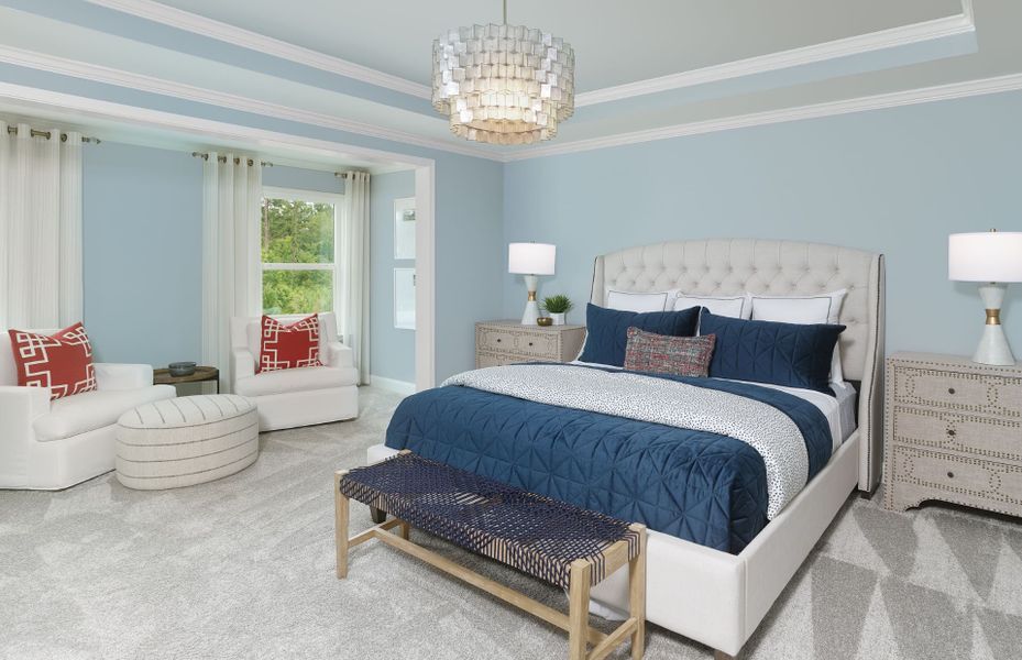 Furnished interior view inside a new home in Carriage Estates, Lexington (Image 12).