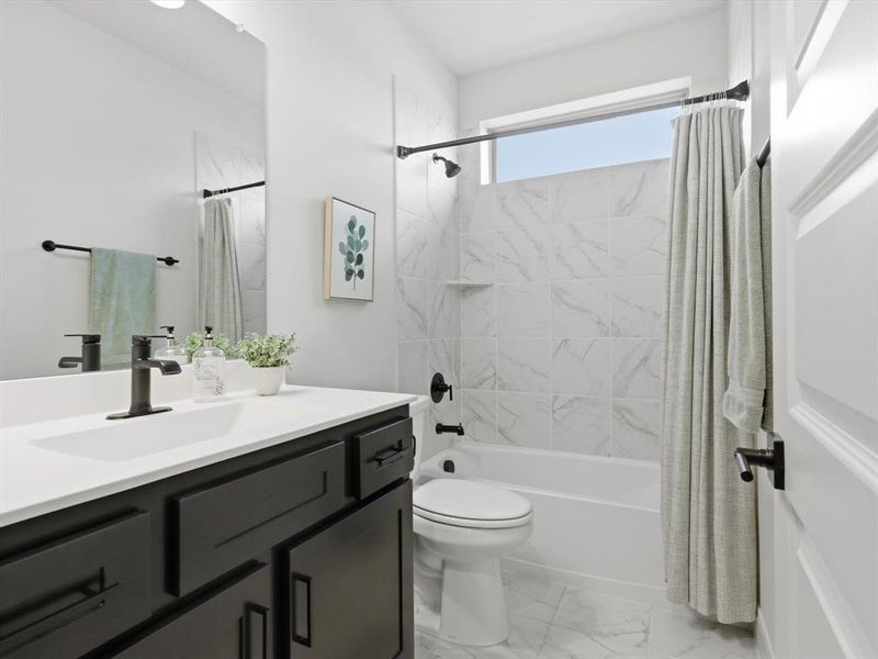 Furnished interior view inside a new home in South Pointe Village Series, Mansfield (Image 25). Furnished interior view inside a new home in South Pointe Village Series, Mansfield (Image 25).