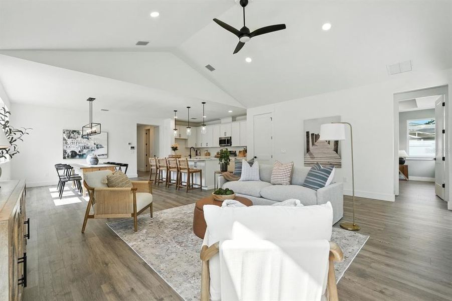 Furnished interior view inside a new home in Palm Coast Homes, Palm Coast (Image 40).