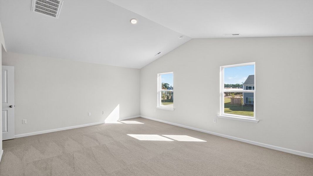 Spacious, unfurnished interior of a new home in Olive Branch, Clayton (Image 30). Spacious, unfurnished interior of a new home in Olive Branch, Clayton (Image 30).
