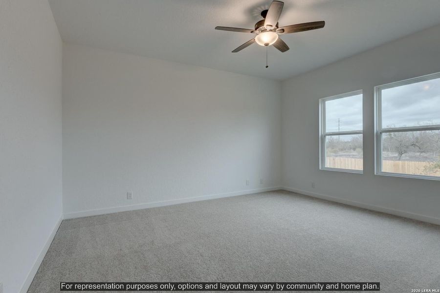 Spacious, unfurnished interior of a new home in Hennersby Hollow, San Antonio (Image 18). Spacious, unfurnished interior of a new home in Hennersby Hollow, San Antonio (Image 18).