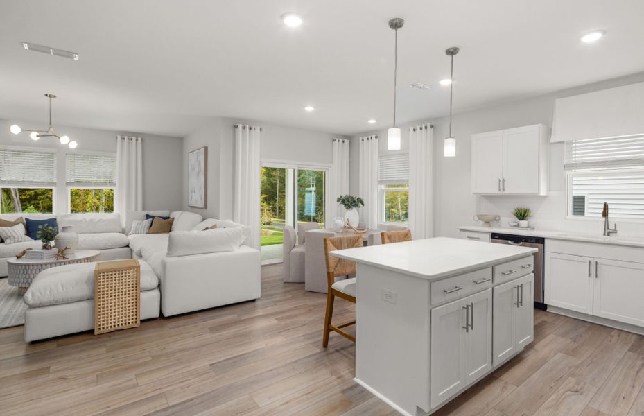 Furnished interior view inside a new home in Carpenter Falls, Durham (Image 9).