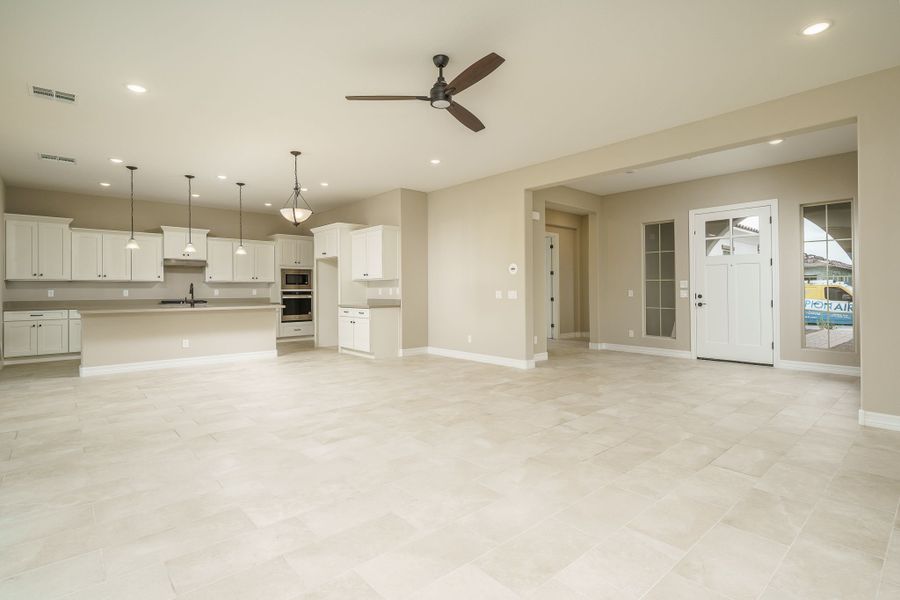 Spacious, unfurnished interior of a new home in Harmony at Montecito in Estrella, Goodyear (Image 20).