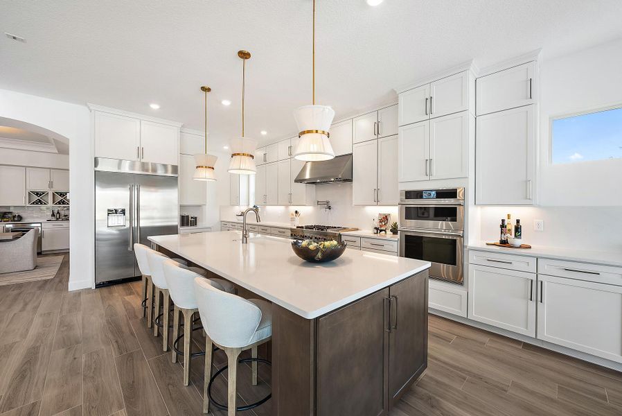 Furnished interior view inside a new home in , Jupiter (Image 48).