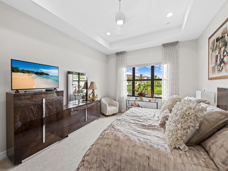 Furnished interior view inside a new home in , Boynton Beach (Image 15).