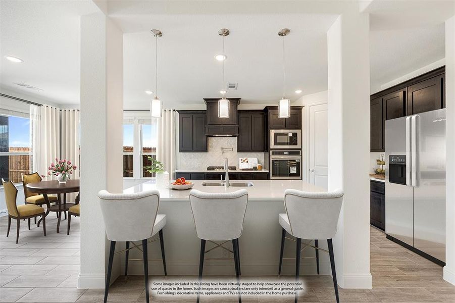 Furnished interior view inside a new home in Hampton Park, Glenn Heights (Image 12).