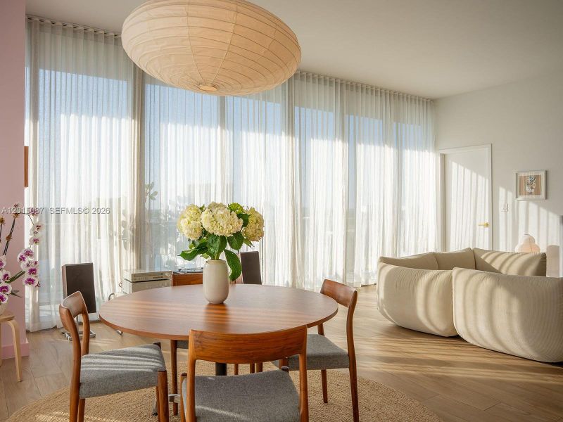 Furnished interior view inside a new home in , Miami (Image 20).