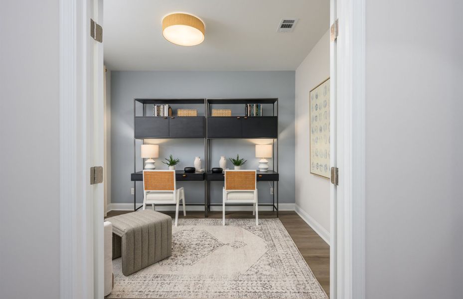 Furnished interior view inside a new home in Waterways, Richmond Hill (Image 28).