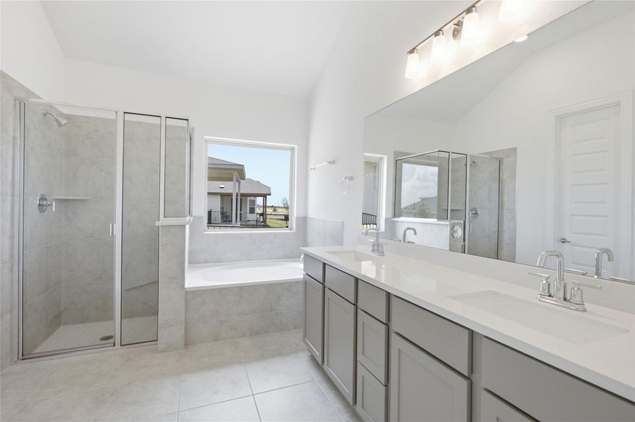 Furnished interior view inside a new home in Preserve at Lakeside Meadows, Pflugerville (Image 8).
