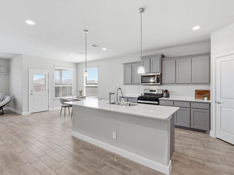 Furnished interior view inside a new home in , Fort Worth (Image 15).