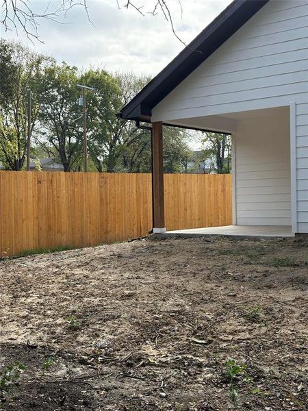 Exterior details and patio area of a home in , Cooper (Image 4).