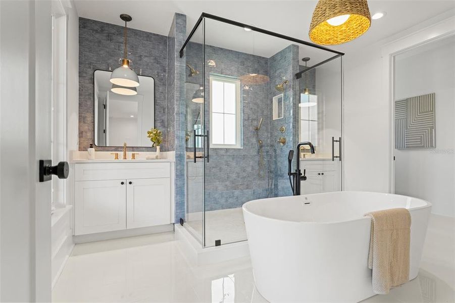 Furnished interior view inside a new home in , Tampa (Image 7). Furnished interior view inside a new home in , Tampa (Image 7).