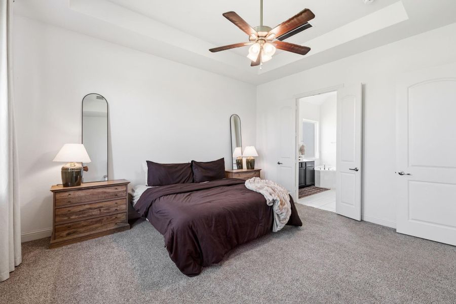 Furnished interior view inside a new home in , Old River-Winfree (Image 27).