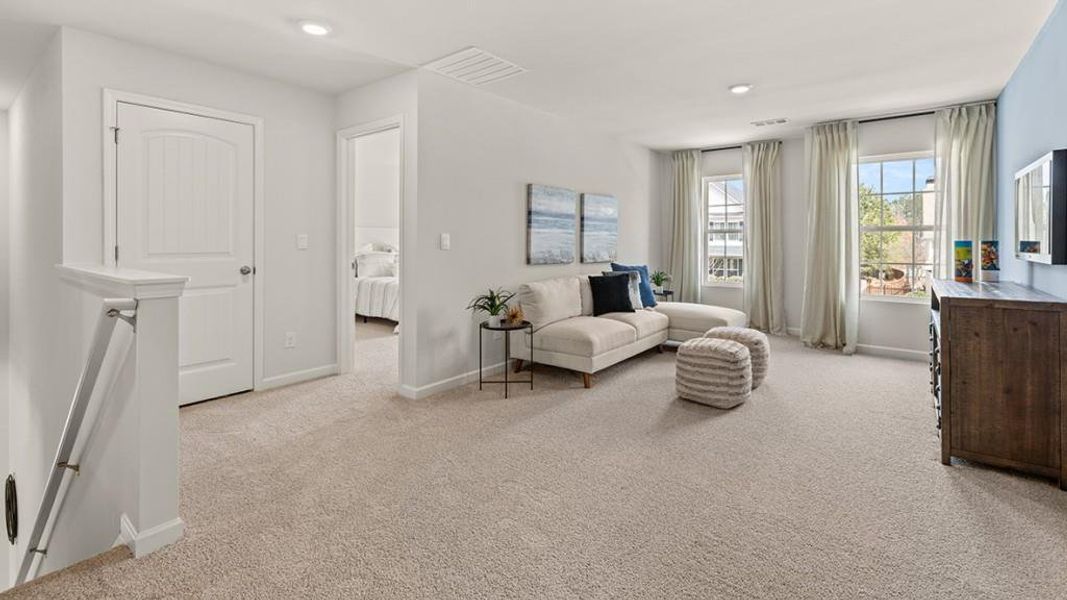 Furnished interior view inside a new home in Lost Creek, Dallas (Image 37).