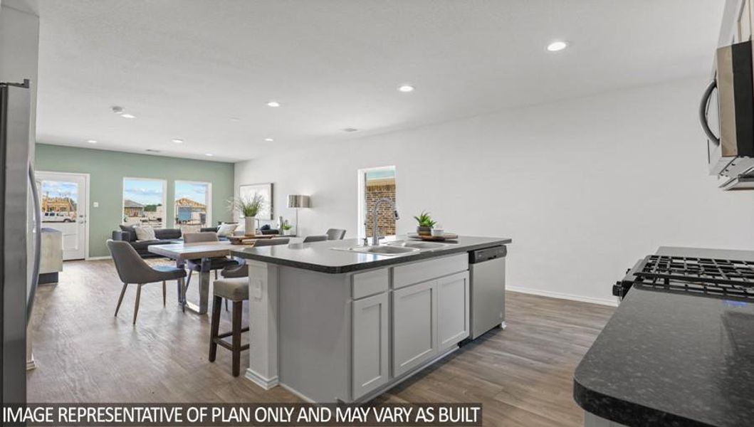 Furnished interior view inside a new home in , Crosby (Image 17).