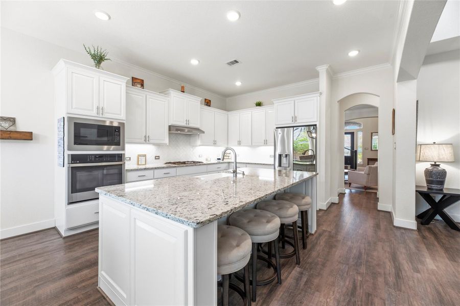 Furnished interior view inside a new home in , Cypress (Image 6).