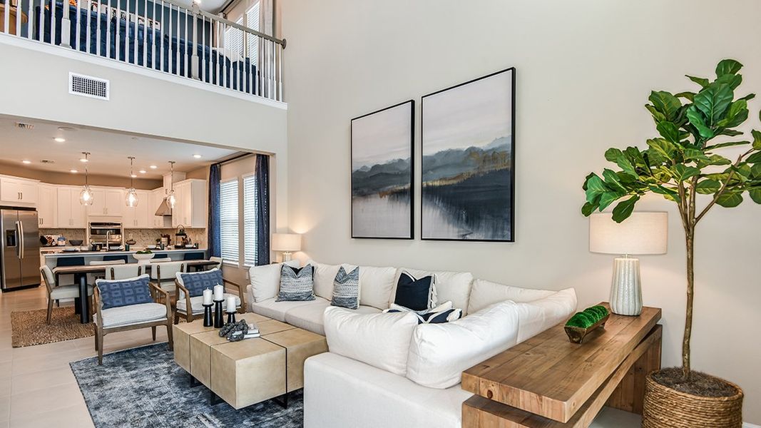 Furnished interior view inside a new home in Westview Community Group Page, Kissimmee (Image 15).