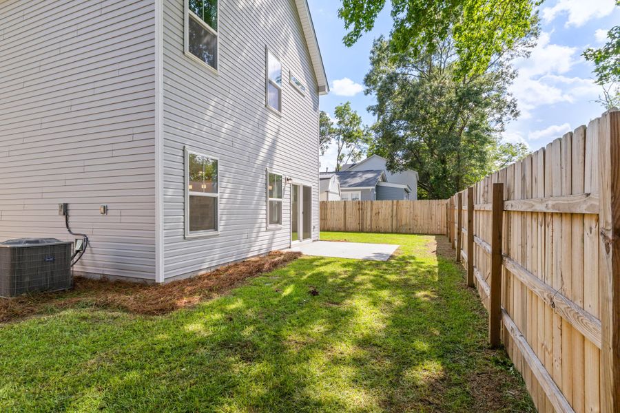 Exterior details and patio area of a home in , Charleston (Image 3).