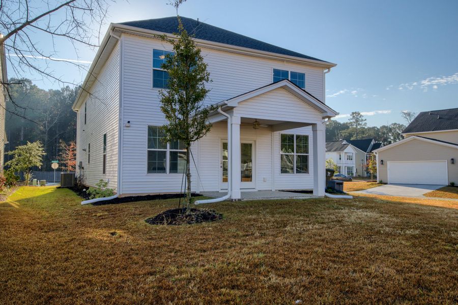 Exterior details and patio area of a home in Six Oaks, Summerville (Image 34). Exterior details and patio area of a home in Six Oaks, Summerville (Image 34).