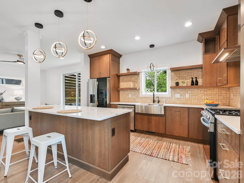 Furnished interior view inside a new home in , Asheville (Image 11).