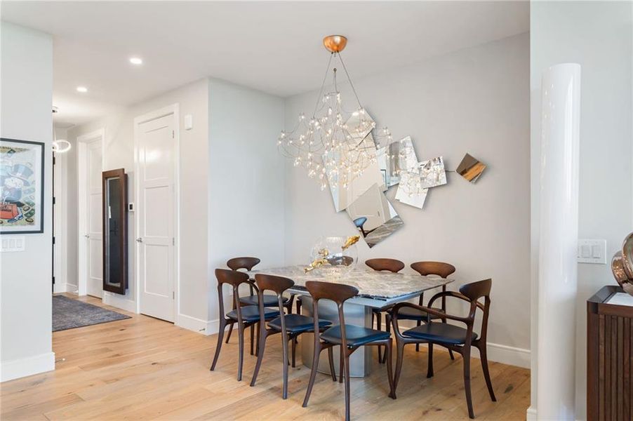Furnished interior view inside a new home in , Atlanta (Image 15).