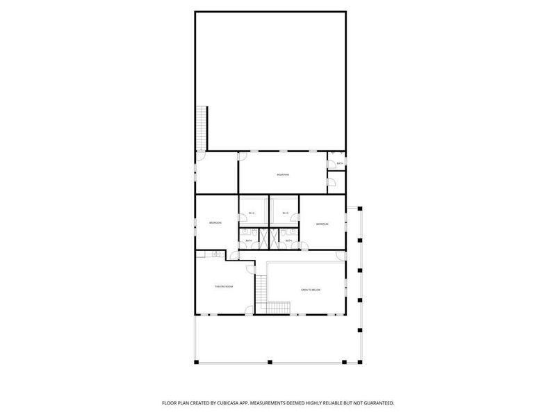 2D floor plan layout of this home in , Dahlonega, GA (Image 6).