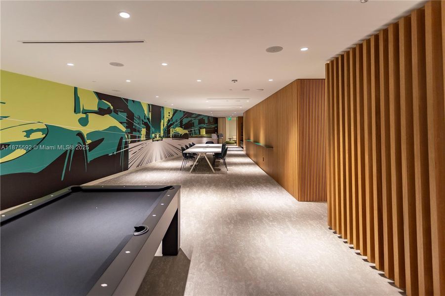 Furnished interior view inside a new home in , Miami (Image 35).