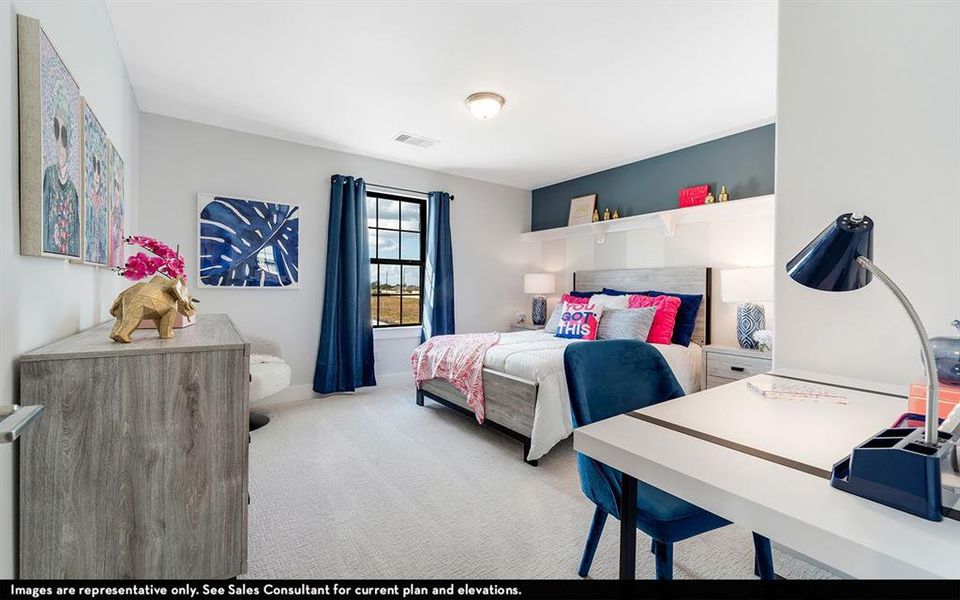 Furnished interior view inside a new home in Green Meadows, Celina (Image 25).