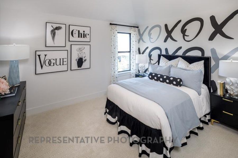 Furnished interior view inside a new home in Sandbrock Ranch: 60ft. lots, Aubrey (Image 8).