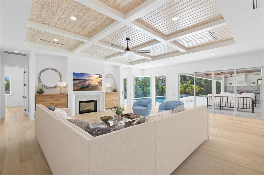 Furnished interior view inside a new home in , Boca Grande (Image 34).