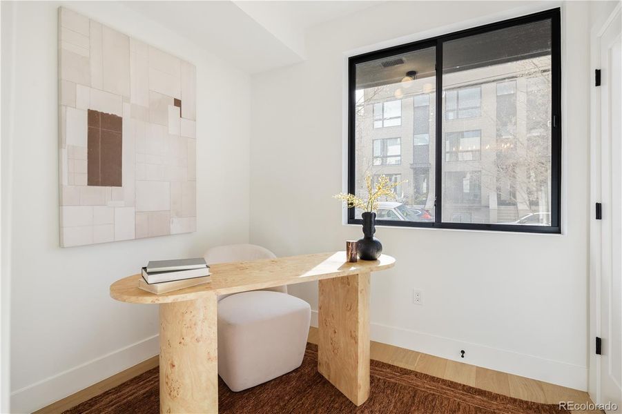 Furnished interior view inside a new home in , Denver (Image 32).
