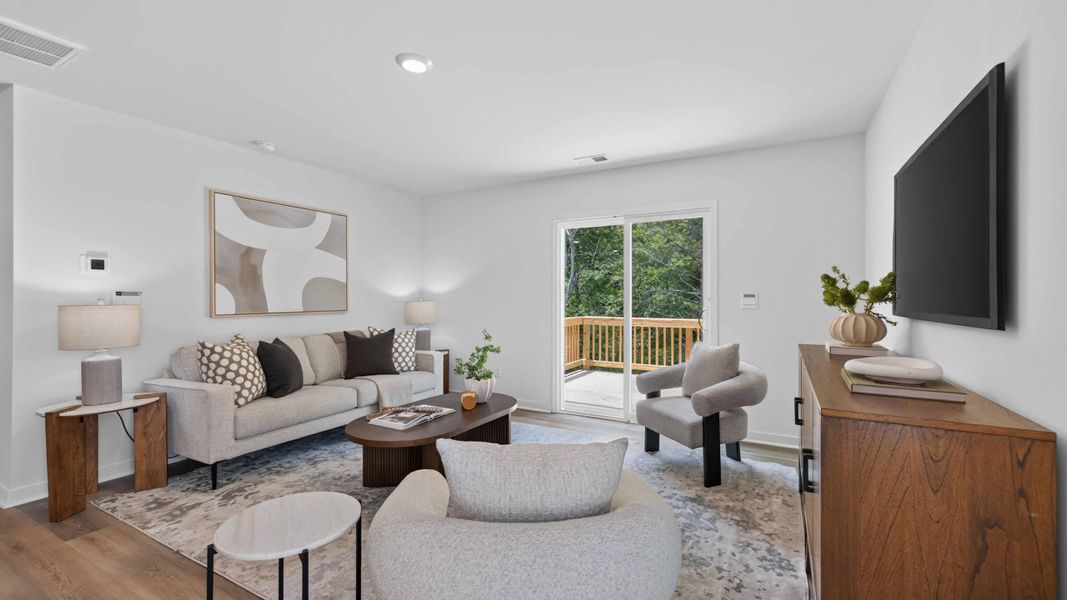Furnished interior view inside a new home in Huffman Ridge, Hickory (Image 7).