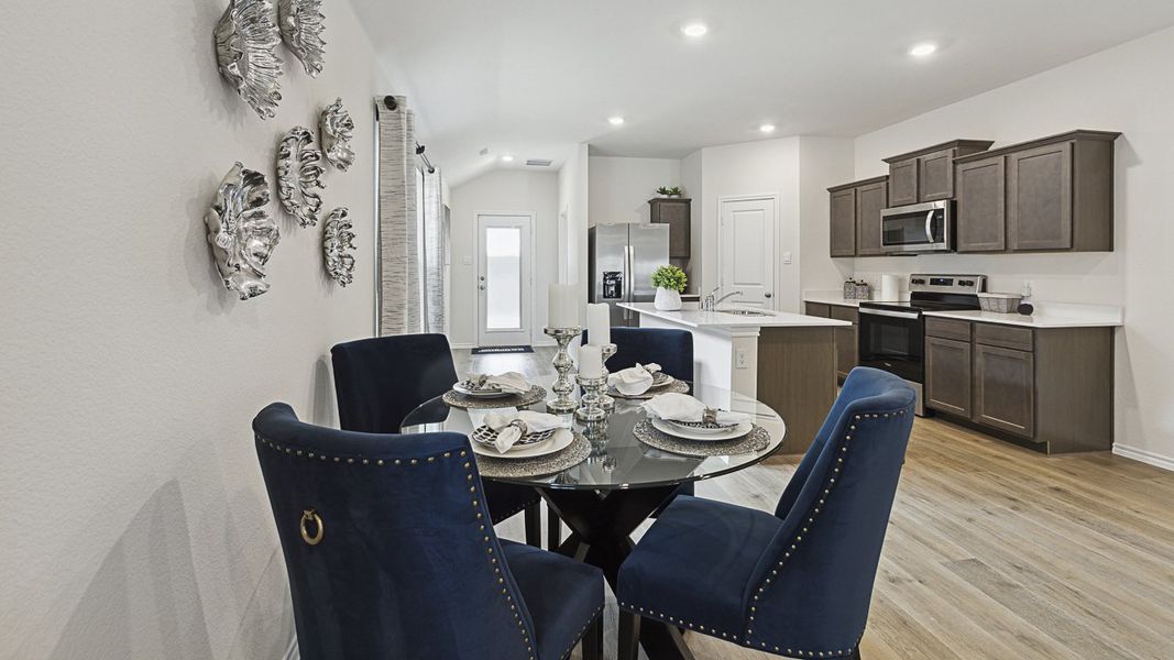 Furnished interior view inside a new home in Wildcat Ranch, Crandall (Image 8).