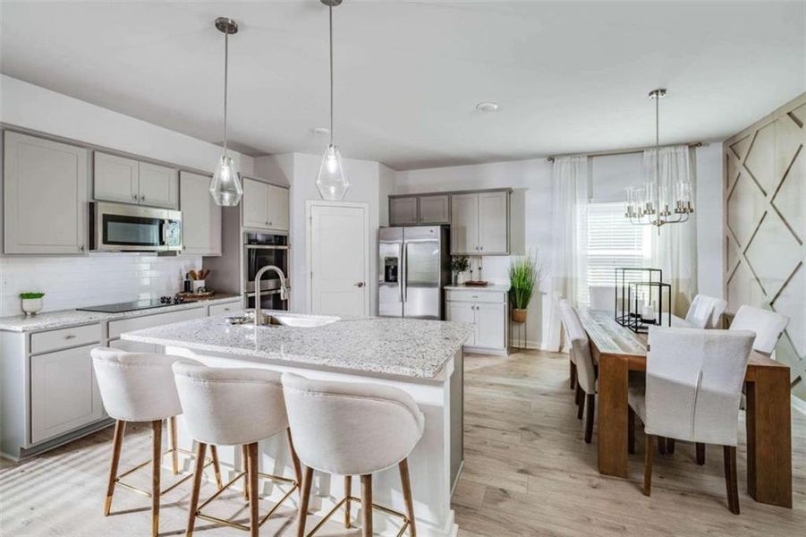 Furnished interior view inside a new home in Southern Hills, McDonough (Image 5).
