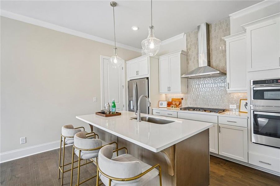 Furnished interior view inside a new home in Aberdeen, Hoschton (Image 19).