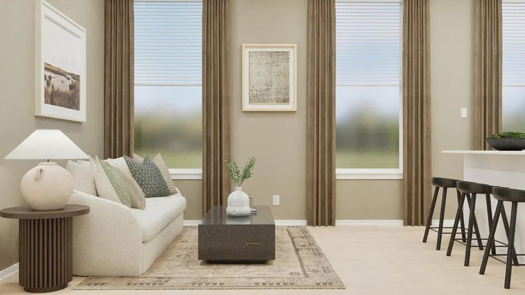 Guest suite. **Photos are illustrative only. This is not the actual homesite.**