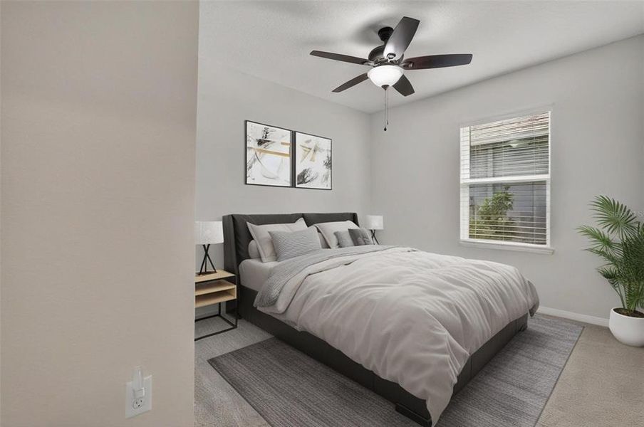 Furnished interior view inside a new home in , Okahumpka (Image 10).