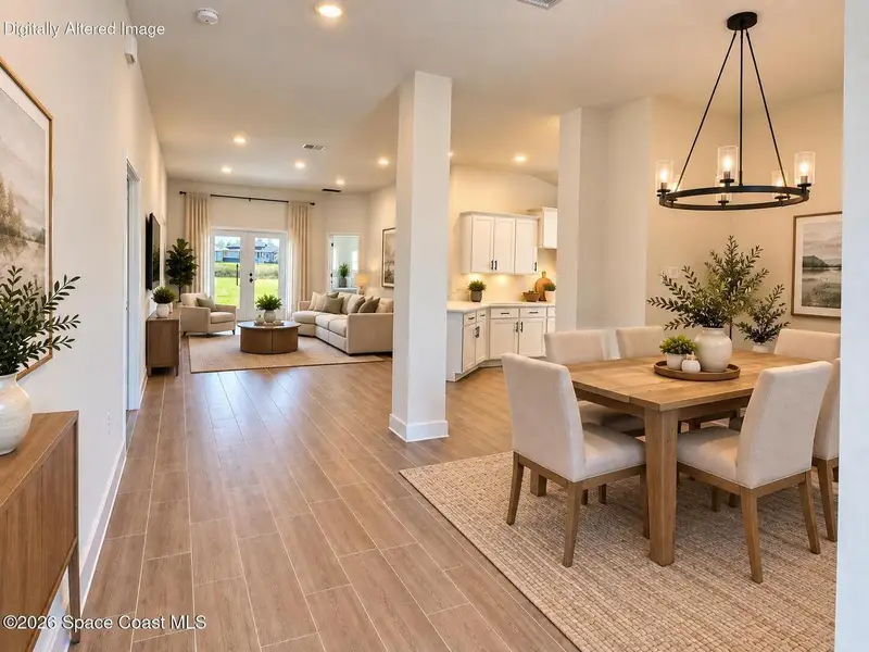 Furnished interior view inside a new home in St. John's Preserve, Palm Bay (Image 4).