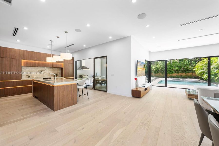 Furnished interior view inside a new home in , Miami (Image 4). Furnished interior view inside a new home in , Miami (Image 4).