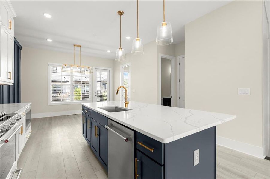 Furnished interior view inside a new home in The Gathering – Alpharetta, Alpharetta (Image 5).