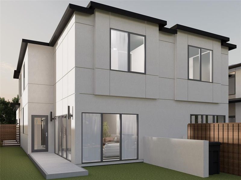 Front exterior of a new home in , Dallas, TX, highlighting curb appeal (Image 16).