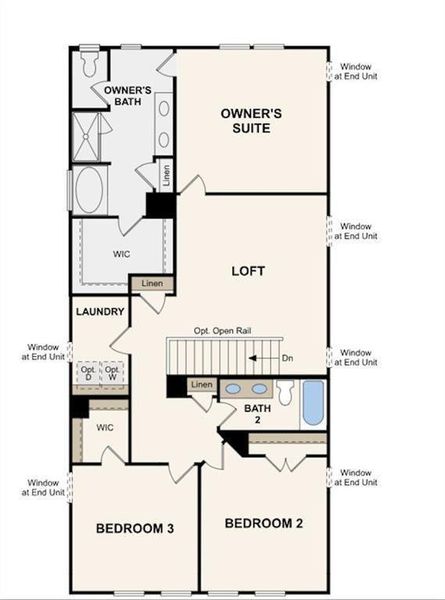 2D floor plan layout of this home in Magnolia Square, Austell, GA (Image 2). 2D floor plan layout of this home in Magnolia Square, Austell, GA (Image 2).