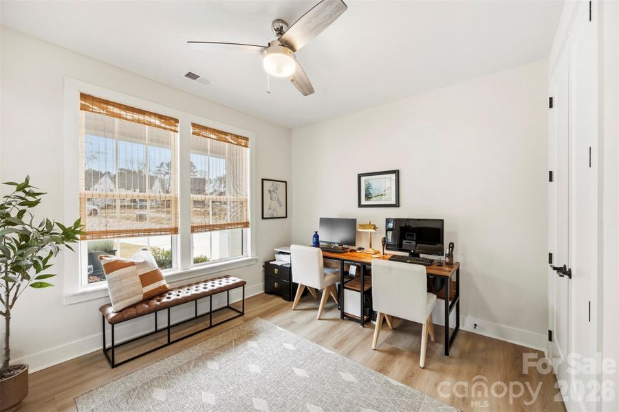 Main Level- bedroom/ flex room. Main Level- bedroom/ flex room.