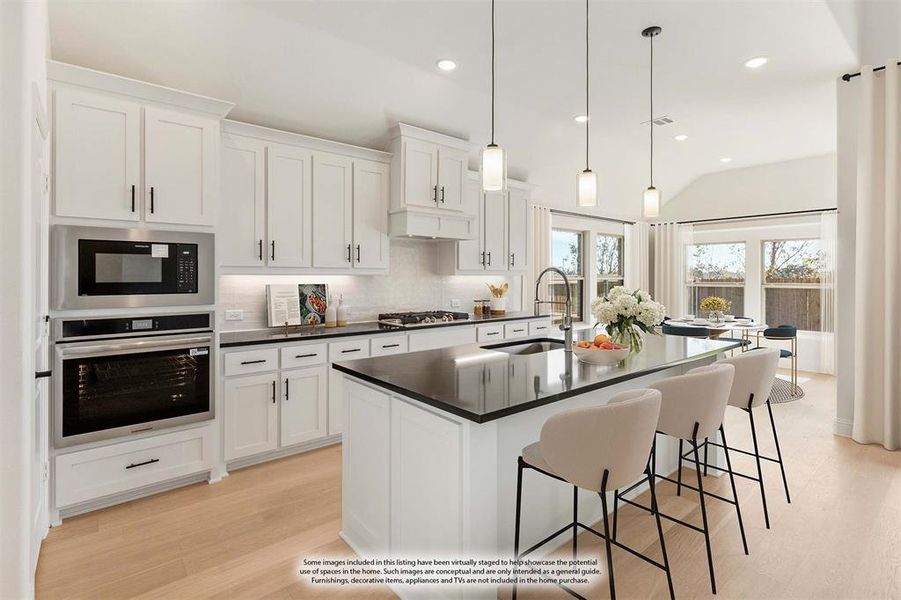Furnished interior view inside a new home in Willow Wood, McKinney (Image 17).