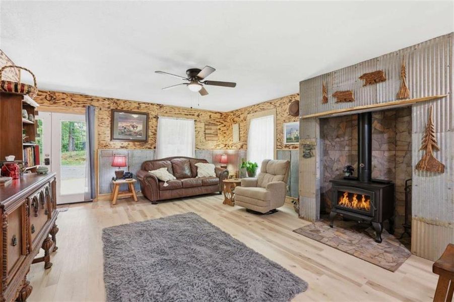 Furnished interior view inside a new home in , Cleveland (Image 11).