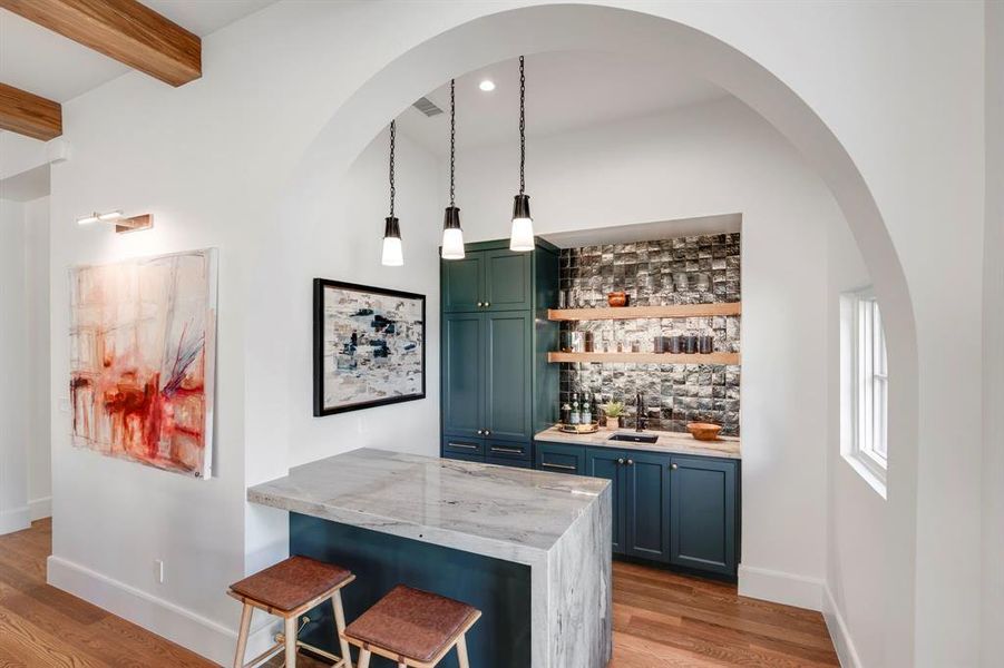 Furnished interior view inside a new home in , Dallas (Image 11).