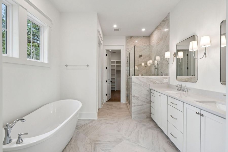 Furnished interior view inside a new home in , Mount Pleasant (Image 14).