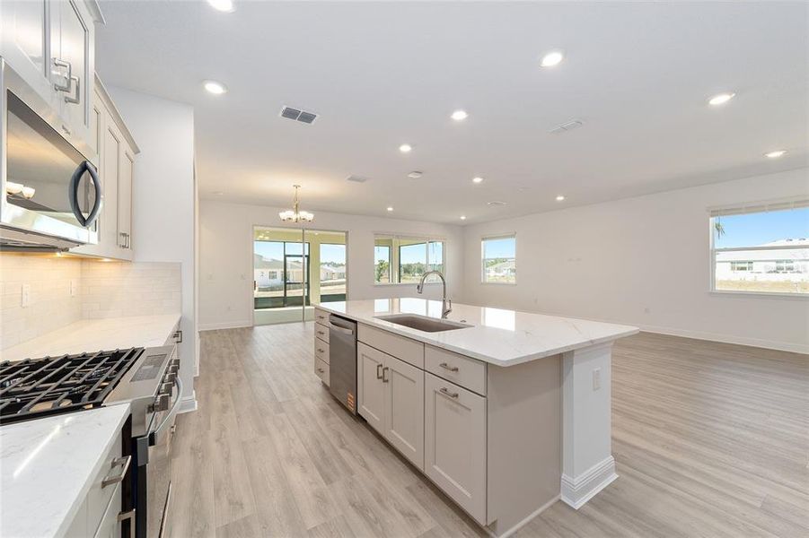 Furnished interior view inside a new home in , Ocala (Image 10).