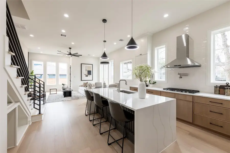 Furnished interior view inside a new home in , Houston (Image 30).