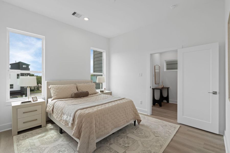 Furnished interior view inside a new home in , Houston (Image 30). Furnished interior view inside a new home in , Houston (Image 30).